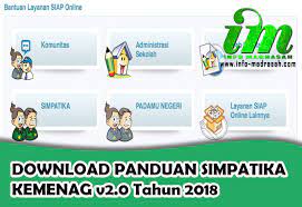 Pusat layanan ptk kemenag merupakan lanjutan dari program padamu negeri yang dirintis oleh kemdikbud sejak 20 mei 2013 hingga juni 2015. Download Panduan Simpatika Kemenag V2 0 Info Madrasah