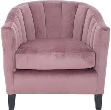 Do not use abrasive cleaners. Hodge And Hodge Dusky Pink Oyster Tub Chair Plush Velvet Fabric Cover And Shell Stitched Back This Modern Accent Chair Is Ideal For Relaxing At Home Lounge Bedroom Dining Or Office Living