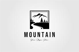 Download Minimalist Mountain Outdoor Logo Vector Graphic By Lawoel Creative Fabrica SVG Cut Files