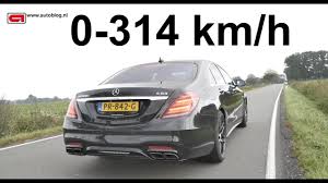 Mercedes Amg S63 0 314 Km H 195 Mph Top Speed Youtube