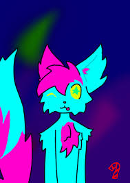 El teclado galaxy neon wolf es un tema de teclado lobo con fondo. Neon S Illustrations Art Street By Medibang
