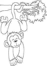 100 funny jungle animals to color in. Free Easy To Print Monkey Coloring Pages Monkey Coloring Pages Monkey Crafts Animal Coloring Pages