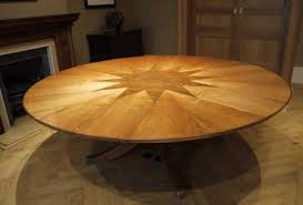 Banks extending dining table, grey wash. High Tech Dining Table Rotates Expands Designs Ideas On Dornob