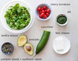 Cucumber Avocado Tomato Salad With Dill And Feta Everyday Delicious
