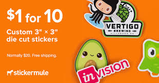 There are so many stickers all over the web. 1 For 10 Sticker Mule