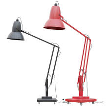 Word on the street was that it would get so hot due to how much energy it consumed, that it even doubled as a heater. Anglepoise Original 1227 Giant Lamp 3d Model Cgtrader