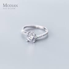 * untuk ukuran cincin wanita bisa cantumkan kode l. Modian Klasik Memicu Aaa Zircon Cincin Wanita Murni 925 Sterling Perak Adjustable Ukuran Cincin Fine Perhiasan Rings Aliexpress