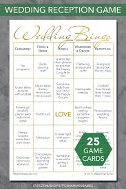 From funny dances, group dance, the. Reception Games For A Fun Wedding Wedding Bingo Printable Etsy Wedding Bingo Wedding Reception Games Reception Games
