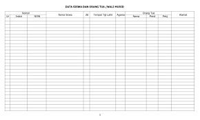 Surat pernyataan bersedia di karantina. Contoh Template Format Data Siswa Dan Orang Tua Wali Murid Dalam Pembuatan Administrasi Gurudi Sekolah Sd Smp Sma Tata Usaha Sekolah