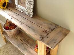 Diy Pallet Console Hall Table Pallet Furniture Diy Pallet Diy Diy Pallet Furniture Pallet Projects Furniture
