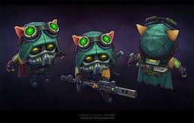Omega Squad Teemo Cody Bunt Hand Painted Textures Hand Painted Character Design