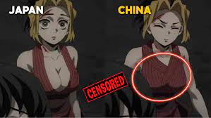 Demon Slayer Was Censored In China With Additional Clothes