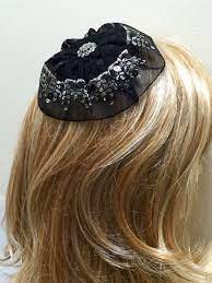 Silver And Black Lace Kippah Women S Lace Kippot Black Etsy In 2021 Women Lace Black Lace Women