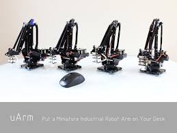Uarm Put A Miniature Industrial Robot Arm On Your Desk Industrial Robots Robot Arm Robot