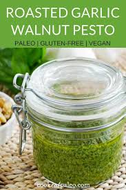 Roasted Garlic Walnut Pesto Recipe Walnut Pesto Pesto Roasted Garlic