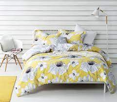While the twin mattress is generally the most affordable bed size, the twin xl provides 5″ of additional length compared to both the twin and a full. Yellow Flowered Twin Xl Comforter Buy Dorm Room Comforter Set Online