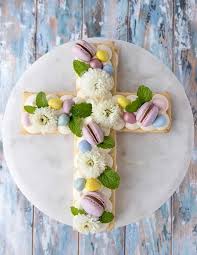 Made with layers of sponge cake and buttercream frosting and topped with fresh. Easter Cream Tart Tutorial Aka Letter Cake Goodie Godmother