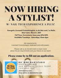 We Are Currently Looking To Hire Licensed Cosmetologist That Is Knowledgeable In Women S And Men S Hair Able To P Stylists Unique Hair Salon Best Hair Stylist