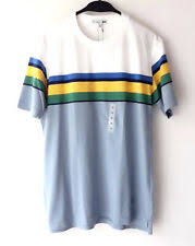 Uniqlo Jw Anderson Jwa Men Multi Stripe Short Sleeve T Shirt