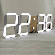 Large Modern Design Digital Led Wall Clock Big Creative Vintage Watch Home Decoration Decor Alarm Temperature Round Clocks For Walls Round Digital Wall Clock Fr Large Digital Wall Clock Led Wall