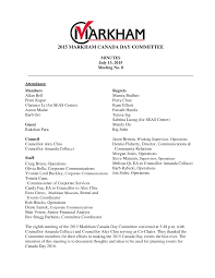 2015 MARKHAM CANADA DAY COMMITTEE