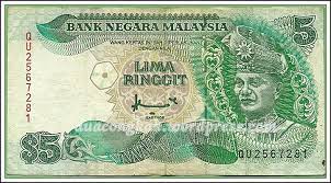 Tapi bila saya hantar dekat bank wang kertas tersebut, saya cuma dapat duit rm5 sahaja. Rm 5 Duacongkak S Spot