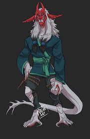 Two Separate Oni Tiefling Commissions Done For Here It Goes Again Character Design Inspiration Concept Art Characters Character Art