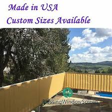 The strip can be installed in either 2 in. Custom Sized 30 Privacy Screen Mesh Backyard Deck Patio Balcony Pool Porch Ebay