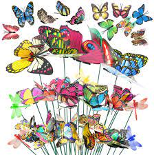 Maybe you would like to learn more about one of these? Amazon Com Vgoodall 50 Pcs Butterfly Stakes And Dragonfly Stakes 11 75 Inch Garden Ornaments Stakes Waterproof Butterfly Garden Decorations For Indoor Outdoor Yard Patio Plant Pot Christmas Decoration Garden Outdoor