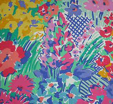Find the perfect textile pattern floral stock illustrations from getty images. Vintage 1980s Munro Tutty Secret Garden Cotton Interiors Fabric Interior Fabric Fabric Print Patterns