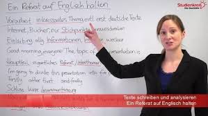 Check spelling or type a new query. Ein Referat Auf Englisch Halten Aufbau Hilfen Studienkreis De