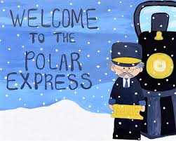 Tiger marble painting from play create explore; Photo Album Polar Express Day 2018 2019