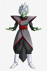 The fusion's hairstyle looks mostly like goku black's as super saiyan rosé (fused zamasu himself is in the super saiyan rosé form in all of his appearances in all dragon ball media, with the exception of his infinite zamasu form in the dragon ball super anime), but with a long protruding bang over the right side of his face, representing. Fusion Zamasu Dragon Ball Hd Png Download Vhv