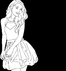 Coloring pages coloring the best free drawing images from ariana. Download Ariana Grande Coloring Page Para Pintar De Ariana Grande Png Image With No Background Pngkey Com