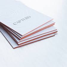 Choose loft business cards for their white core and 3 thicknesses: Thick Natural Business Cards Blitzprinthouse Com