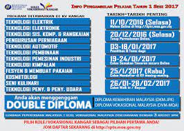 Layari www.moe.gov.my utk permohonan ke kolej vokasional. kolej vokasional bintulu. Jom Daftar Kolej Vokasional Kangar Facebook