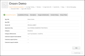 Amazon Appstore Distribution Monaca Docs