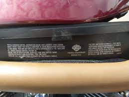 V Rod Vrscx 2007 Emmision Sticker V Rod Emissions Rod