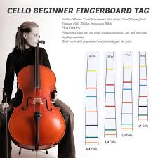 Us 0 69 20 Off Position Marker Decal Fingerboard Fret Guide Label Finger Chart Beginner Cello Sticker Accessories White In Cello From Sports