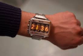 Nixie Tube Watch Clock Wrist Watch Self Made Docking Station Z5900 Watches Unique Nixie Tube Watch Watches For Men