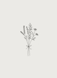 Botanical Wild Flower Bouquet Illustration By Ryn Frank Wildflower Tattoo Pretty Wallpapers Ryn Frank