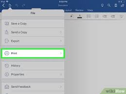 How To Print In Black And White On Word On Iphone Or Ipad