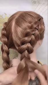 Ilhw jaya's extra thick monster hair braid making & bun making with her silky extra thick healthy thigh length hair. Braided Hairstyle For Long Hair Video Tutorial Simple And Beautiful In 2020 Hair Styles Hair Braid Videos Braids For Long Hair