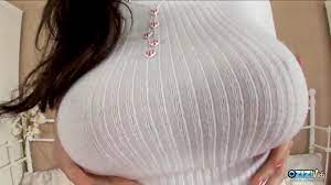 Undressing the milf reveals her marvelous huge tits. To tease her, he pours  milk over them, which makes the brunette excited for what is to come. Her  huge ass points up and