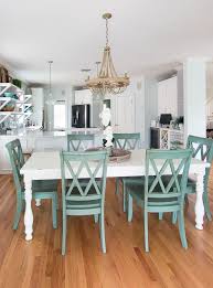 Blue And White Coastal Dining Room Coastal Dining Room Coastal Dining Room Table Beach Dining Room