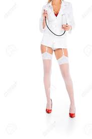 Not finding what you're looking for? Cropped View Of Nurse In Short Coat Stockings And Red Shoes Stock Photo Picture And Royalty Free Image Image 118998580