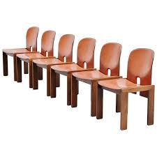 Afra And Tobia Scarpa 121 Chairs For Cassina Italy 1965 Chair Design Wooden Chair Cassina Chair