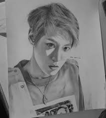 Doyoung Nct Nctu Nctfanart Kpop Kpopfanart Fanart Art Drawing Sketch Graphite Pencil Blackandwhite Instaart Ilustrasi