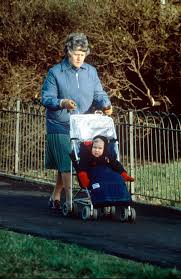 1983 Prince William Is Being Pushed In His Stroller By His Nanny Olga Powell Prince William Prince William And Kate British Royals
