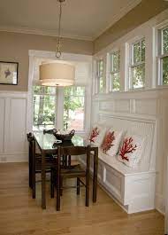 Cut two 2x4s to that size. Wilmington Traditional Design Ideas Pictures Remodel And Decor Stylish Dining Room Dining Room Bench Built In Dining Bench